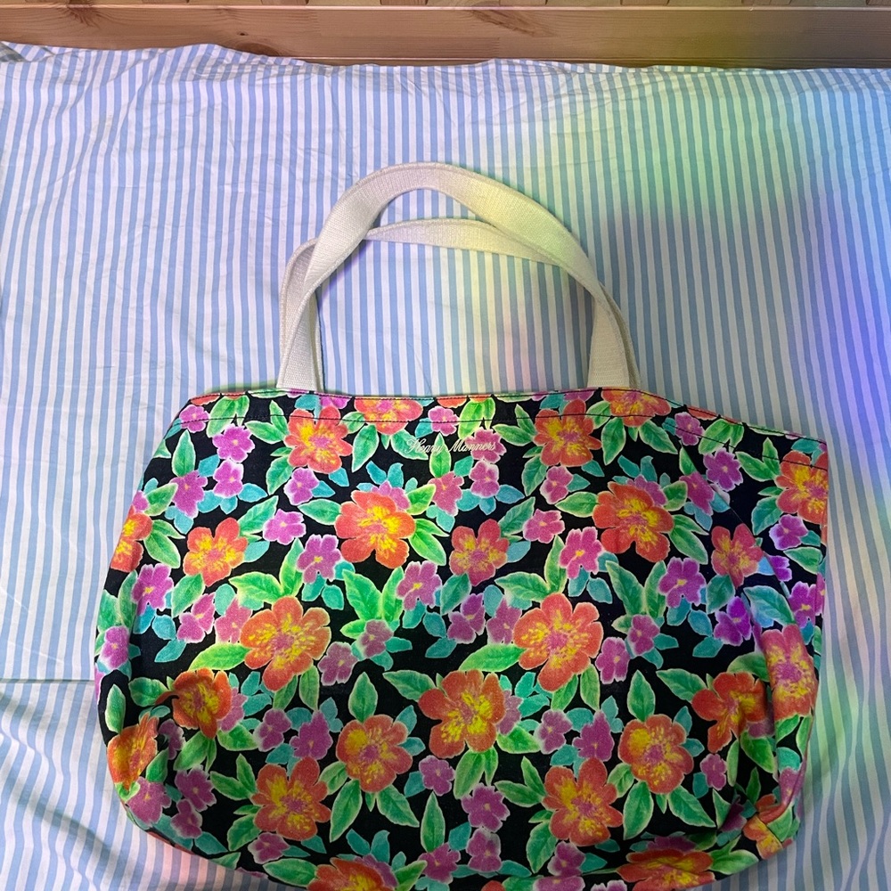 Heavy manners tropical tote